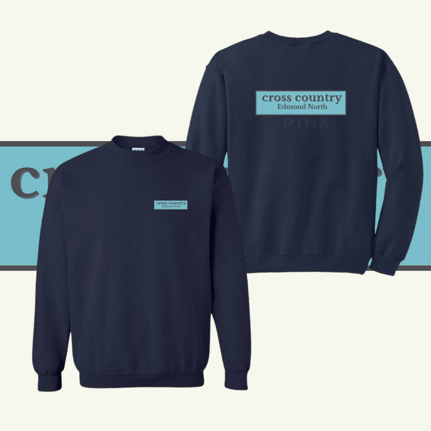 Cross Country Blue Version- CC Navy Tee/ Sweatshirt
