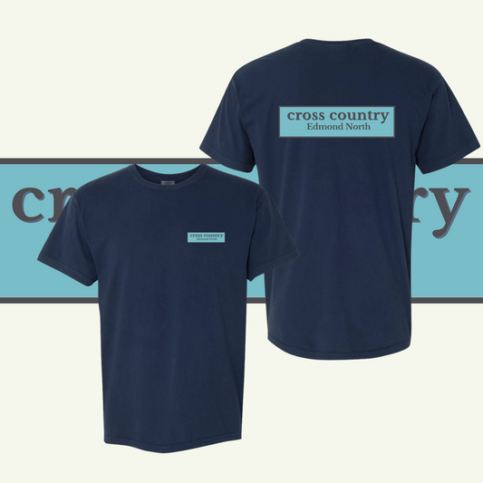Cross Country Blue Version- CC Navy Tee/ Sweatshirt