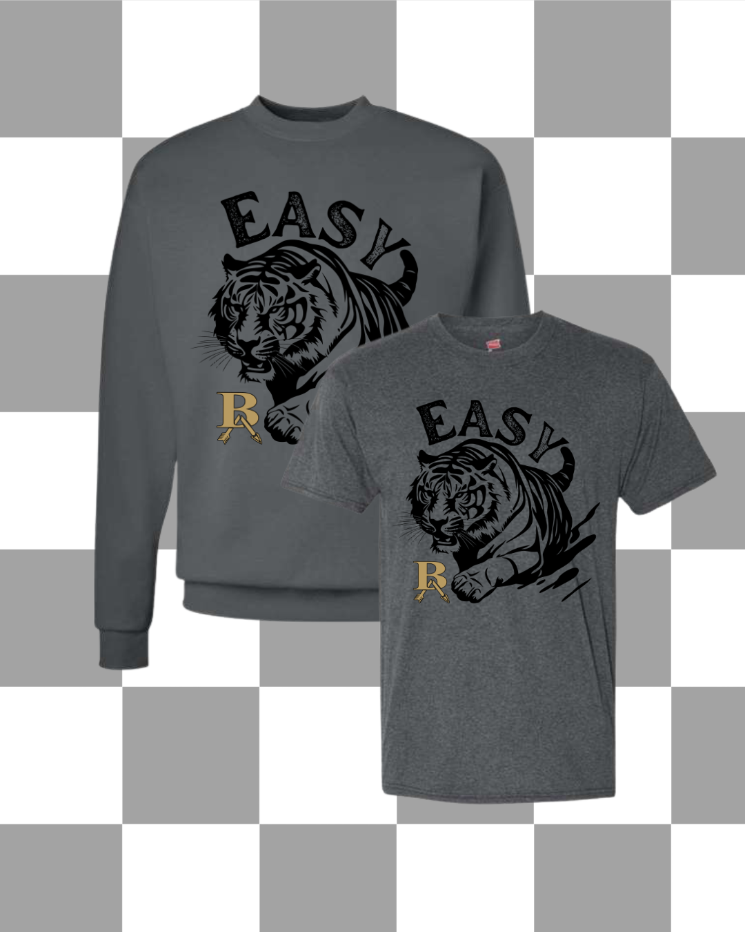 BA Easy Tiger Tee/Sweathirt (Adult Sizes Only)