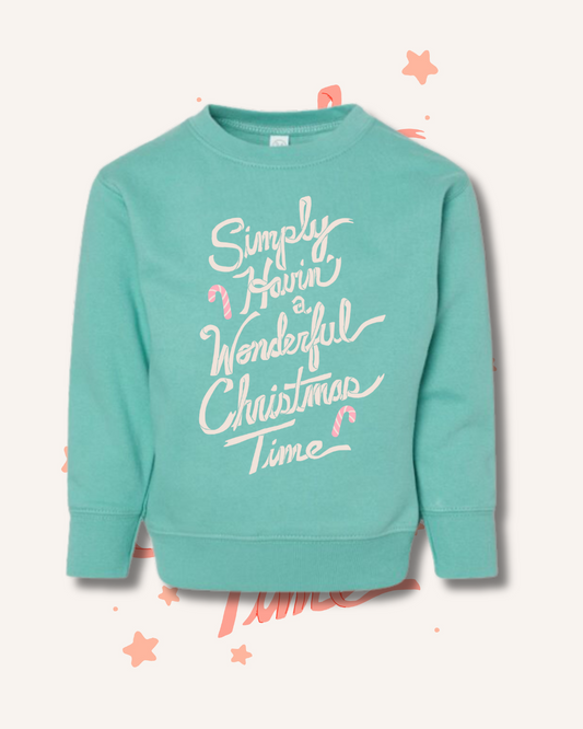 Having a Wonderful Christmas Sweatshirt (Toddler/Youth)