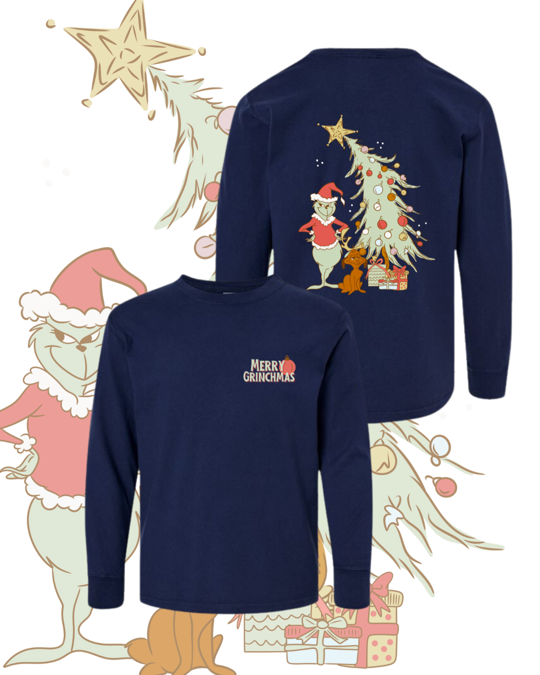 Grinchmas Long Sleeve Tee (Toddler/Youth)