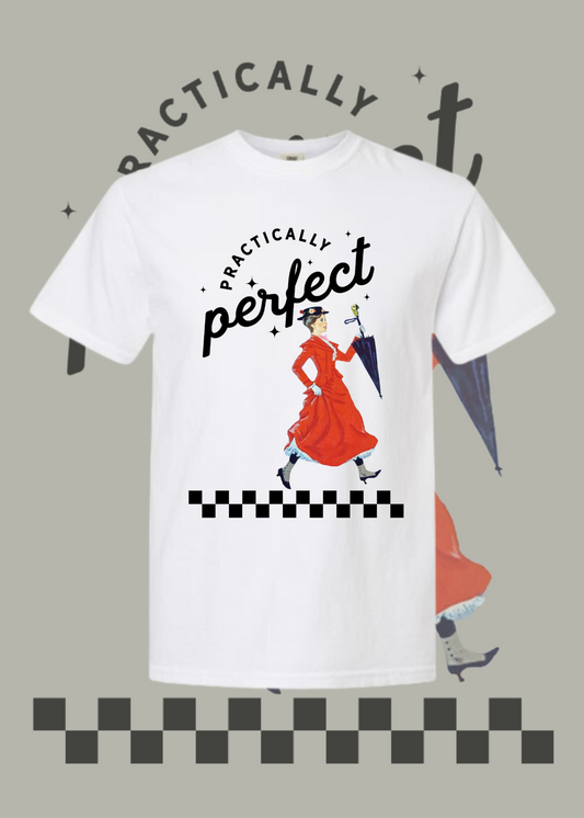 Practically Retro Poppins Adult Tee