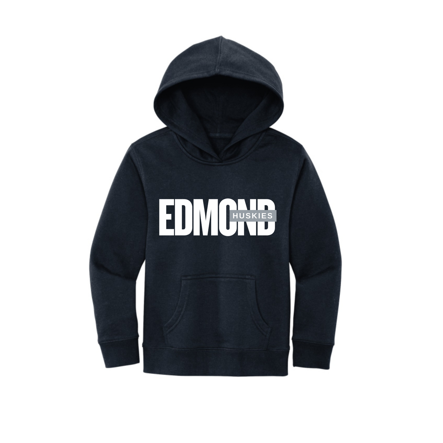 Edmond Huskies Youth Hoodie- (Navy/Grey Options)